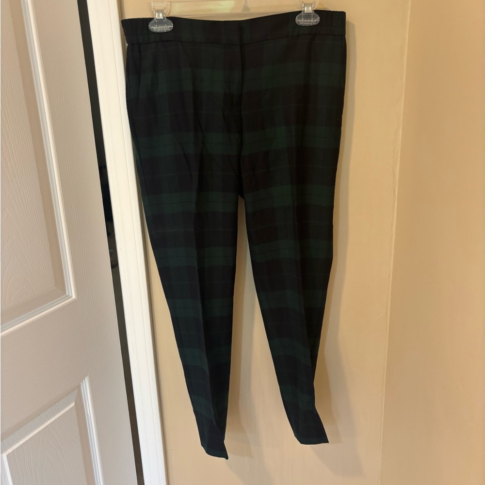 Talbots Green Plaid pants